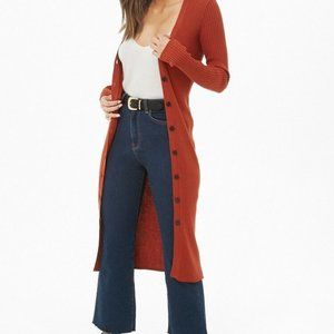 Ribbed Duster Cardigan
